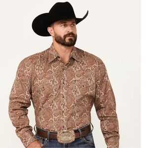 Stetson Multicolor Paisley‎ Cotton Shirt